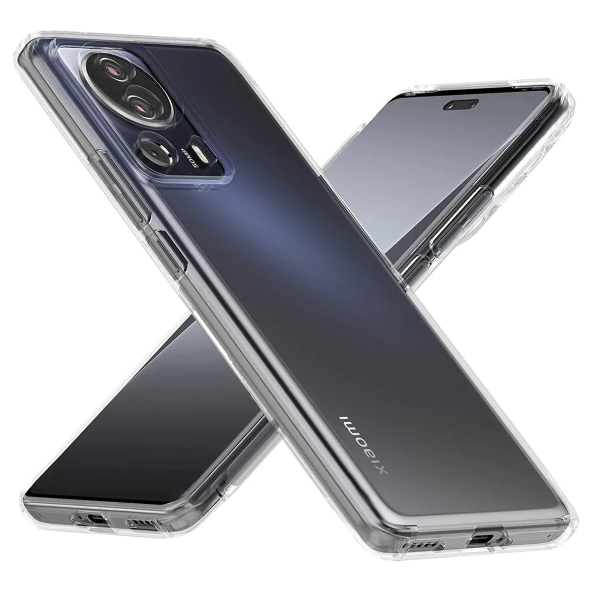 Durchsichtige Handyhülle für Xiaomi 13 Lite mit Anti-Vergilbung