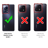 Durchsichtige Handyhülle für Xiaomi 13 Lite mit Anti-Vergilbung