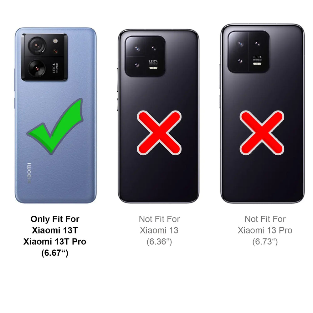 Durchsichtige Handyhülle für Xiaomi 13T / 13T Pro mit Anti-Vergilbung