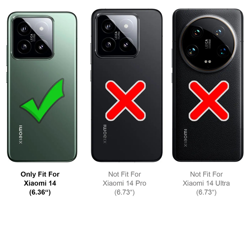 Durchsichtige Handyhülle für Xiaomi 14 mit Anti-Vergilbung