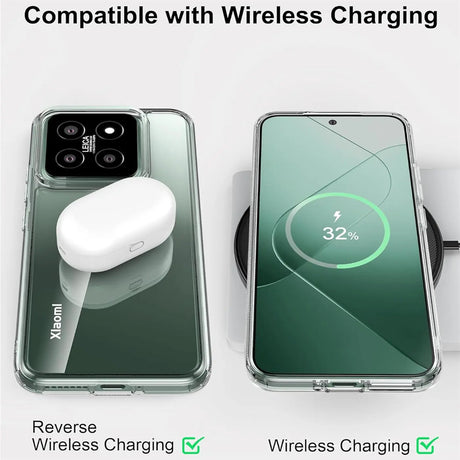 Durchsichtige Handyhülle für Xiaomi 14 mit Anti-Vergilbung