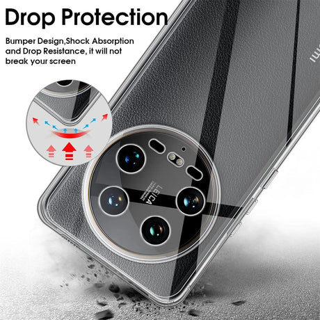 Durchsichtige Handyhülle für Xiaomi 14 Ultra mit Anti-Vergilbung