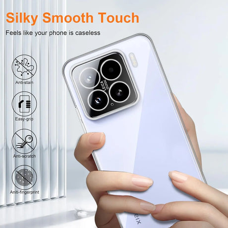 Durchsichtige Handyhülle für Xiaomi 15 mit Anti-Vergilbung