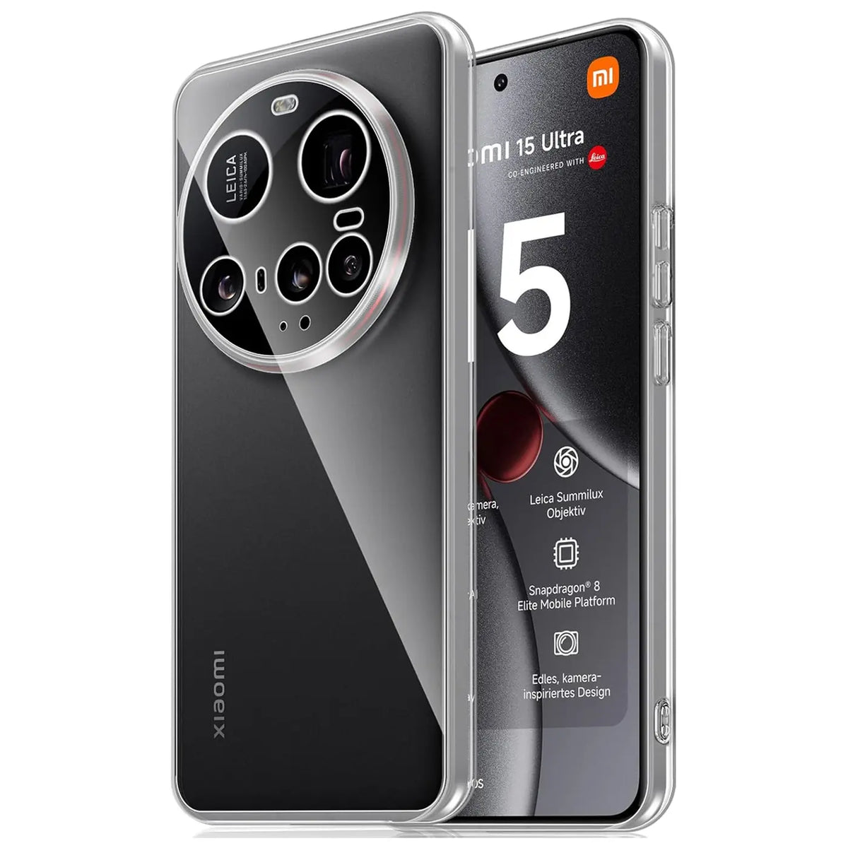 Durchsichtige Handyhülle für Xiaomi 15 Ultra mit Anti-Vergilbung