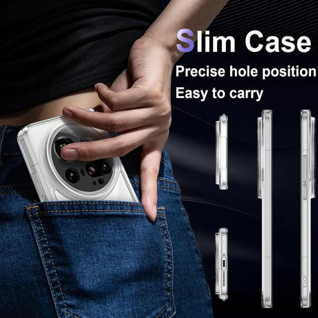 Durchsichtige Handyhülle für Xiaomi 15 Ultra mit Anti-Vergilbung