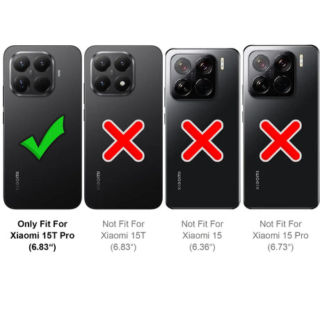 Durchsichtige Handyhülle für Xiaomi 15T Pro mit Anti-Vergilbung