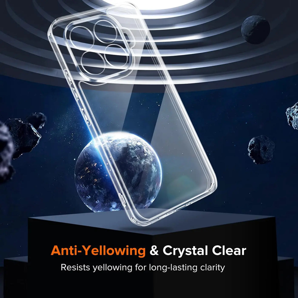 Durchsichtige Handyhülle für Xiaomi 15T Pro mit Anti-Vergilbung