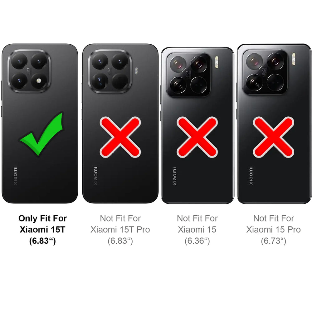 Durchsichtige Handyhülle für Xiaomi 15T mit Anti-Vergilbung