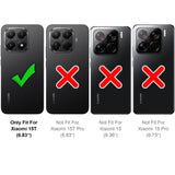 Durchsichtige Handyhülle für Xiaomi 15T mit Anti-Vergilbung