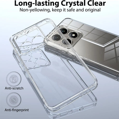 Durchsichtige Handyhülle für Xiaomi 15T mit Anti-Vergilbung