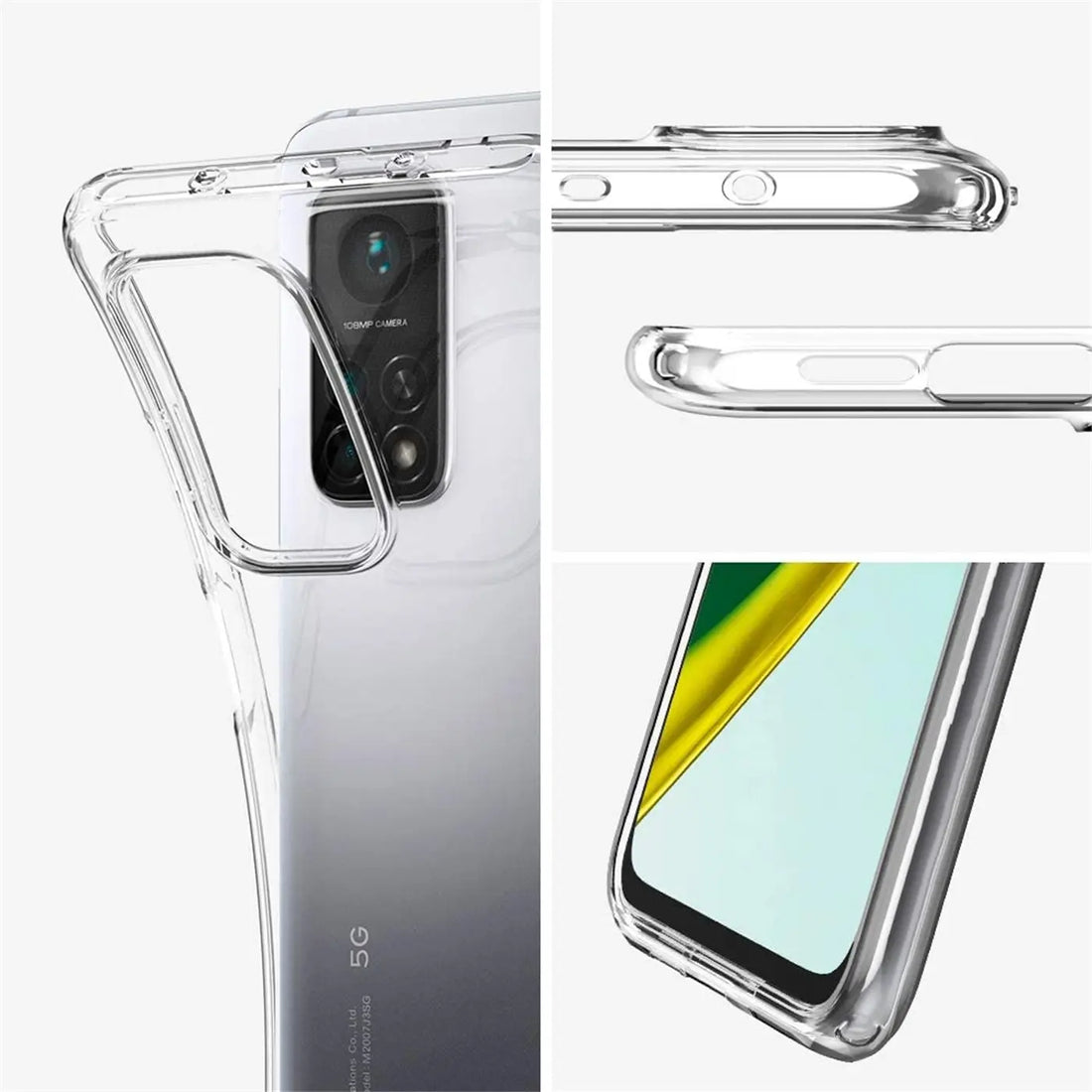 Erhöhte Ränder für Kamera und Display