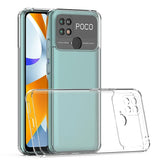 Durchsichtige Handyhülle für Xiaomi Poco C40 mit Anti-Vergilbung