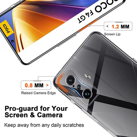 Durchsichtige Handyhülle für Xiaomi POCO F4 GT mit Anti-Vergilbung