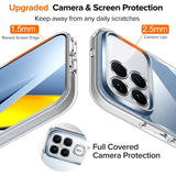Klar, transparentes Handyhülle aus Kunststoff, Nahaufnahme, Xiaomi Poco F8 Pro.