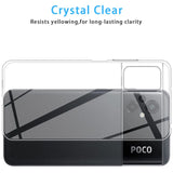 Durchsichtige Handyhülle für Xiaomi Poco M5 mit Anti-Vergilbung