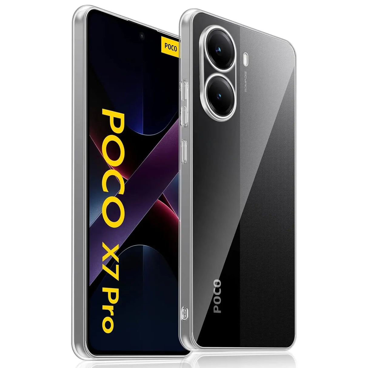 Durchsichtige Handyhülle für Xiaomi Poco X7 Pro mit Anti-Vergilbung