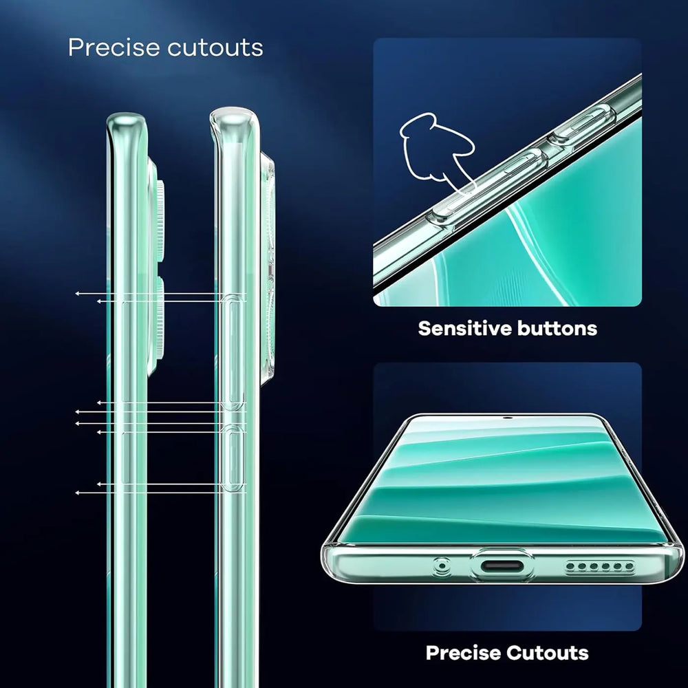 Durchsichtige Handyhülle für Xiaomi Poco X7 mit Anti-Vergilbung