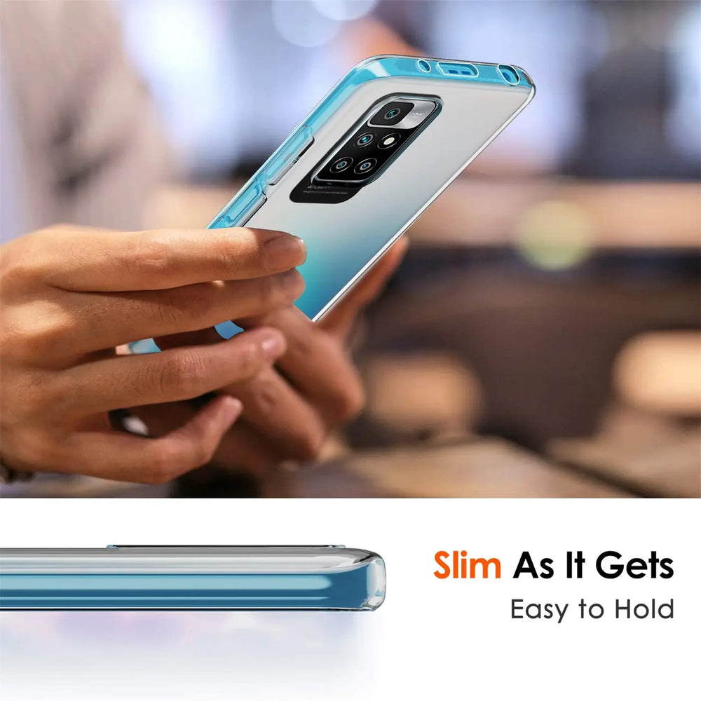 Durchsichtige Handyhülle für Xiaomi Redmi 10 mit Anti-Vergilbung