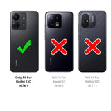 Durchsichtige Handyhülle für Xiaomi Redmi 13C mit Anti-Vergilbung