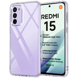 Durchsichtige Handyhülle für Xiaomi Redmi 15 4G/5G mit Anti-Vergilbung