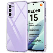 Durchsichtige Handyhülle für Xiaomi Redmi 15 4G/5G mit Anti-Vergilbung