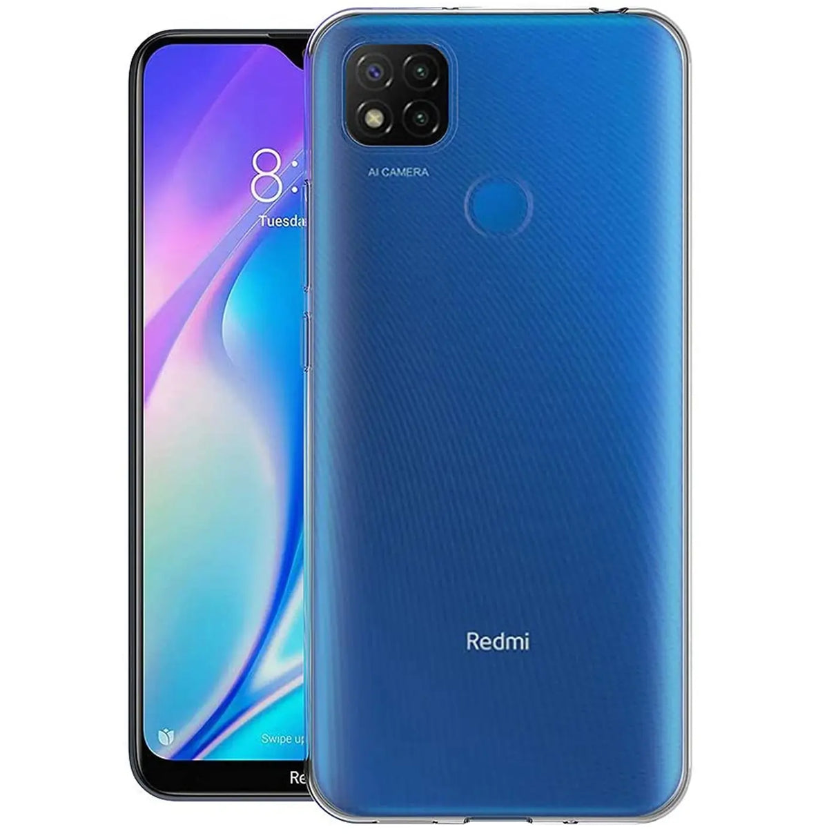 Durchsichtige Handyhülle für Xiaomi Redmi 9C mit Anti-Vergilbung