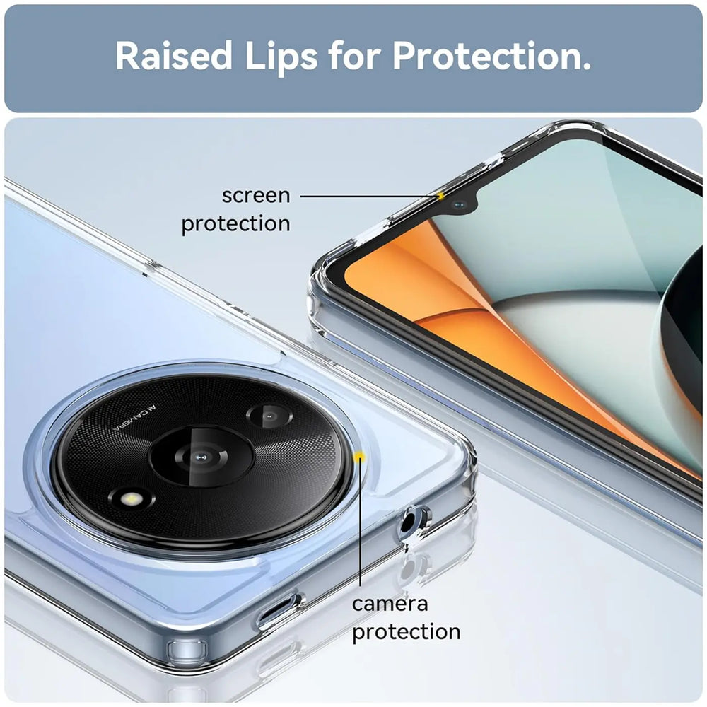 Durchsichtige Handyhülle für Xiaomi Redmi A3 mit Anti-Vergilbung