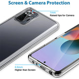 Durchsichtige Handyhülle für Xiaomi Redmi Note 10 Pro mit Anti-Vergilbung