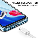 Durchsichtige Handyhülle für Xiaomi Redmi Note 11 Pro / Note 11 Pro 5G mit Anti-Vergilbung