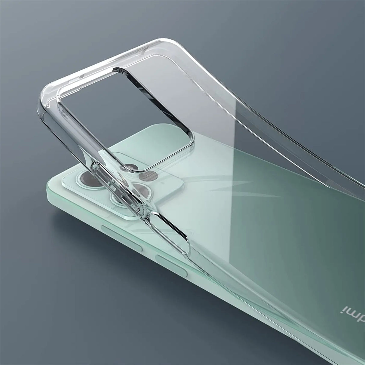 Durchsichtige Handyhülle für Xiaomi Redmi Note 12 4G mit Anti-Vergilbung