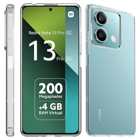 Durchsichtige Handyhülle für Xiaomi Redmi Note 13 Pro 5G mit Anti-Vergilbung