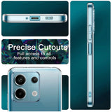 Durchsichtige Handyhülle für Xiaomi Redmi Note 13 Pro 5G mit Anti-Vergilbung