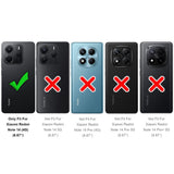 Durchsichtige Handyhülle für Xiaomi Redmi Note 14 (4G) mit Anti-Vergilbung