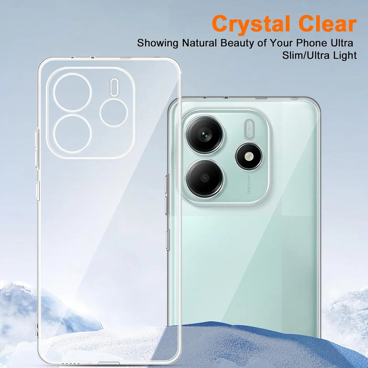 Durchsichtige Handyhülle für Xiaomi Redmi Note 14 5G mit Anti-Vergilbung