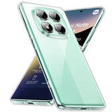 Durchsichtige Handyhülle für Xiaomi Redmi Note 14 Pro 5G mit Anti-Vergilbung