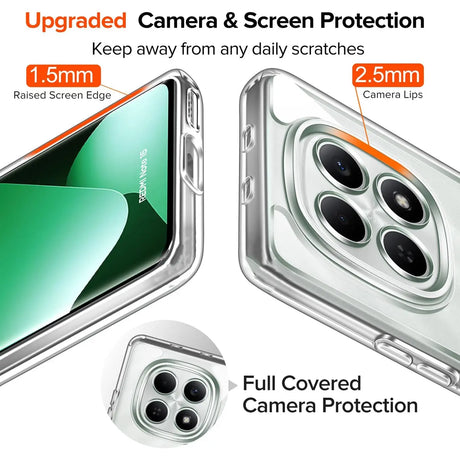 Durchsichtige Handyhülle für Xiaomi Redmi Note 15 5G mit Anti-Vergilbung