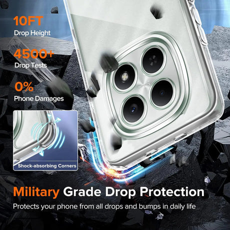 Durchsichtige Handyhülle für Xiaomi Redmi Note 15 Pro 5G mit Anti-Vergilbung