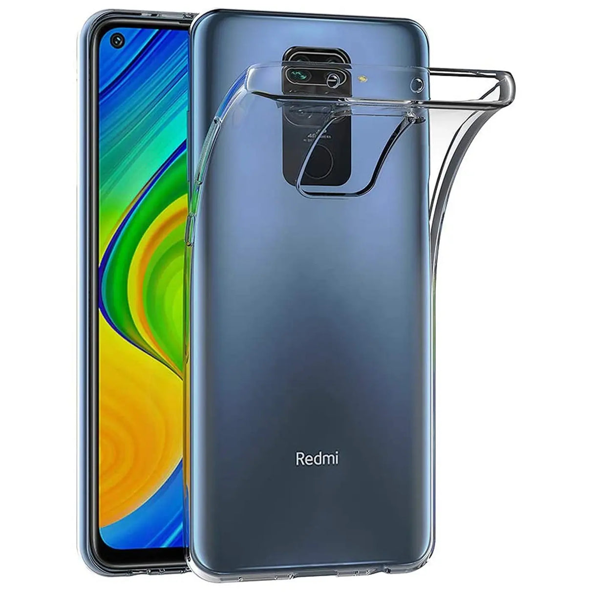 Durchsichtige Handyhülle für Xiaomi Redmi Note 9 mit Anti-Vergilbung
