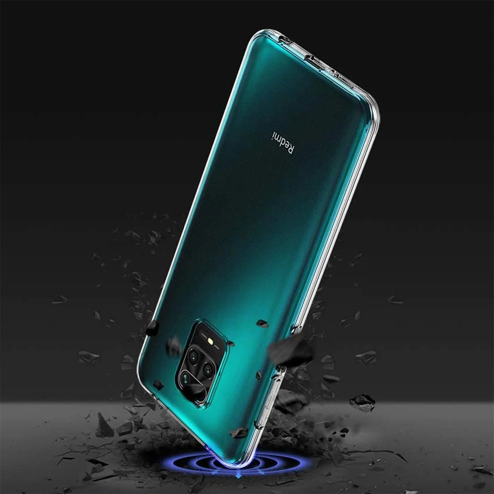 Durchsichtige Handyhülle für Xiaomi Redmi Note 9 Pro / 9S mit Anti-Vergilbung