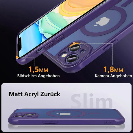 Apple iPhone 11 Hülle mit MagSafe, stoßfestem TPU-Material, erhöhter Kameraschutz und schlankem Design in verschiedenen Farben