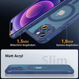 Apple iPhone 12 Hülle mit MagSafe, stoßfestem TPU-Material, erhöhter Kameraschutz und schlankem Design in verschiedenen Farben