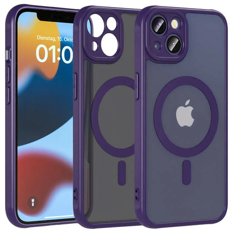 Apple iPhone 12 Hülle mit MagSafe, stoßfestem TPU-Material, erhöhter Kameraschutz und schlankem Design in verschiedenen Farben