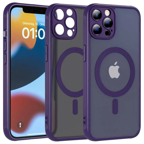 Apple iPhone 12 Pro Hülle mit MagSafe, stoßfestem TPU-Material, erhöhter Kameraschutz und schlankem Design in verschiedenen Farben