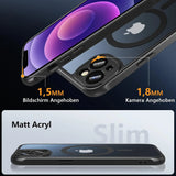 Apple iPhone 12 Hülle mit MagSafe, stoßfestem TPU-Material, erhöhter Kameraschutz und schlankem Design in verschiedenen Farben