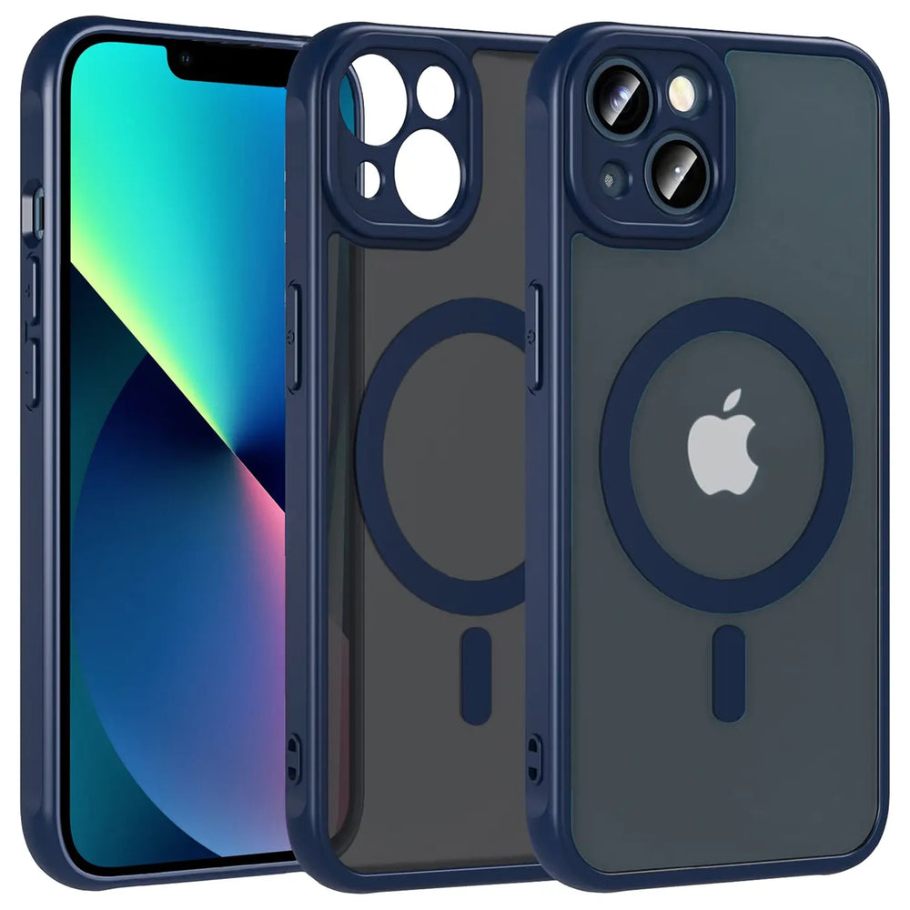 Apple iPhone 13 Hülle mit MagSafe, stoßfestem TPU-Material, erhöhter Kameraschutz und schlankem Design in verschiedenen Farben