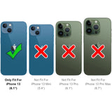 Apple iPhone 13 Hülle mit MagSafe, stoßfestem TPU-Material, erhöhter Kameraschutz und schlankem Design in verschiedenen Farben