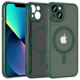 Apple iPhone 13 Hülle mit MagSafe, stoßfestem TPU-Material, erhöhter Kameraschutz und schlankem Design in verschiedenen Farben