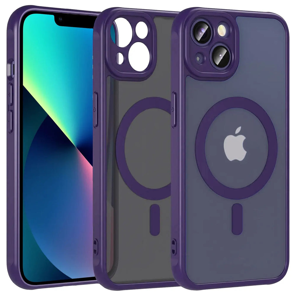 Apple iPhone 13 Hülle mit MagSafe, stoßfestem TPU-Material, erhöhter Kameraschutz und schlankem Design in verschiedenen Farben