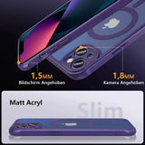 Apple iPhone 13 Hülle mit MagSafe, stoßfestem TPU-Material, erhöhter Kameraschutz und schlankem Design in verschiedenen Farben