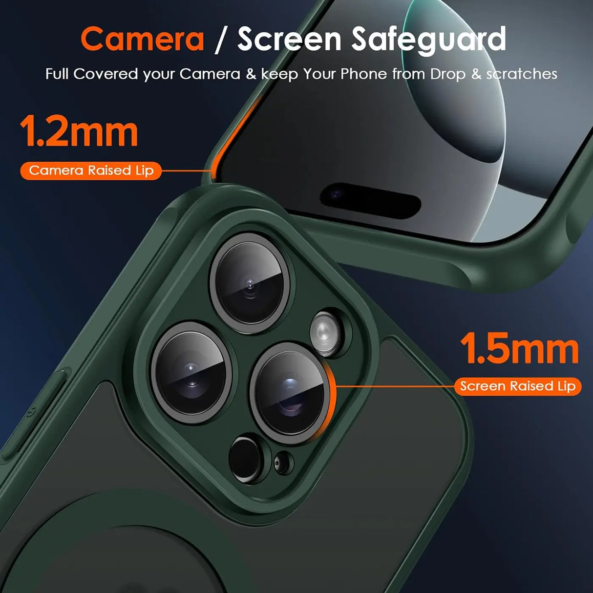 Apple iPhone 13 Pro Hülle mit MagSafe, stoßfestem TPU-Material, erhöhter Kameraschutz und schlankem Design in verschiedenen Farben